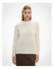 [Witchery] Fluffy Oversized Knit in Chalk Marle