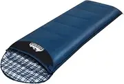 Sleeping Bag Single Thermal Camping Hiking Tent Blue 0C Lightweight Outdoor Gear