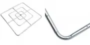 Onlyfire 36-inch Stainless Steel Square Fire Pit Burner, Triple Ring