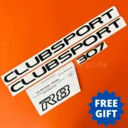 VE HSV 307 Clubsport Gloss Black Badge Set