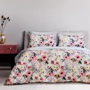 Ardor Holly Printed Floral Quilt Cover Set