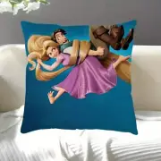 Princess Rapunzel And Prince Flynn Tangled Cartoon Christmas Gift Pillow Case