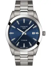 [Tissot] Gentleman Titanium T1274104404100 Watch in Blue