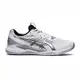 Asics GEL-Tactic [1073A051-100] 男女 排球鞋 運動 訓練 室內 穩定 緩震 支撐 白 銀