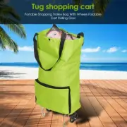 Trolley Bag Shopping Grocery Cart with Wheels Folding Grocery Cart for Shopping