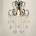 Retro Crystal Chandelier Ceiling Pendant Lamp Nobiliary Atmosphere Hallway Light