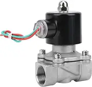 3/4in Electric Stainless Steel Solenoid Valve Quick Opening and Closing for Water Air Oil Gas (DC24V)