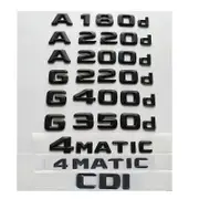 3D Black for Mercedes Benz A180d A200d A220d A250d A280d G180d G200d G220d G250d G280d G300d G320d G350d G400d AMG CDI 4MATIC