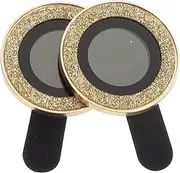 DECORNIJIA 2PCS Rear Camera Lens Protectors Tempered Films for Scratch Resistant and Bubble Stylish Design for Protection Against Scrapes and Bumps