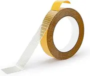 Double Sided Tape for Clothes, Sticky Mesh Tape for Crafts, Strong Two-Sided Fabric Tape for Rug Carpet, Clear Adhesive Mounting Tape for Photo Décor DIY (10mx2cm)