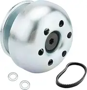 Super 30 Series Torque Converter Driver Clutch With Belt, Compatible With 30 Series TAV Kits 3/4" Bore, Predator 224 212 196cc, Honda, Briggs Stratton Engines, Coleman Baja Massimo Mini Bikes Sliver