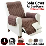 New 1 Seater Sofa Cover Reversible Machine Washable Protect Couch AU STOCK