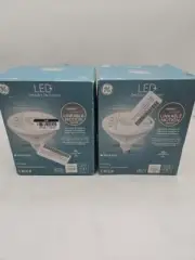 GE LED+ Motion Sensor LED Light Bulbs, 15W, PAR38 Warm White (2 Pack)
