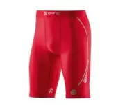 SKINS DNAMIC MENS COMPRESSION HALF TIGHTS - RED | BRAND NEW