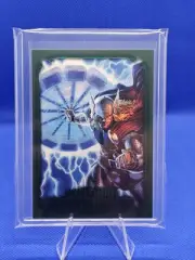 2024 Marvel Masterpieces Grego Gallery Variant Thor Lot Emerld Green And Orage