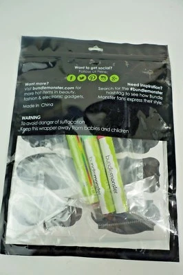 Bundle Monster 3pc 6mm Tip Liquid Chalk Marker With 112 Black Adhesive Labels