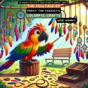The Telltale of Perry the Parrot's Colorful Crafts by Wise Whimsy Paperback Book