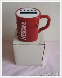 在飛比找Yahoo!奇摩拍賣優惠-《煙薰草堂》雀巢咖啡 NESCAFE  咖啡杯時鐘收音機