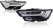 Car Light Compatible For A6L C8 2019-2023 Headlight LED Projetor Head Lamp Daytime Running Light Automotive Accessories