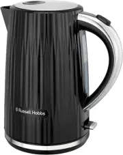 Russell Hobbs Eden Kettle, RHK2736BLK, Textured Design, Push to Open Lid, 360...