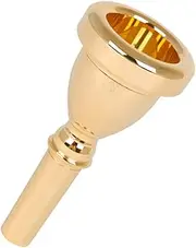 DRESSOOS Brass Tuba Mouthpiece Tuba Replacement Accessory Replacement Mouthpiece Brass Golden