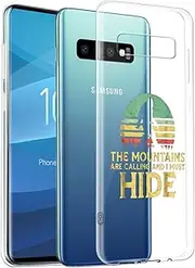 Samsung Galaxy S10e Case Clear Soft TPU Bigfoot Case Scratch Resistant Shockproof UV Printing Pattern for Samsung Galaxy S10e