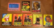 Topps Wax Packs (8 unopened packs) Batman, Ghostbusters II, Little Shop, Alf, MJ