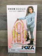 Snow Sled Snow Boogie Rose Confetti Gold Luxurious Inflatable