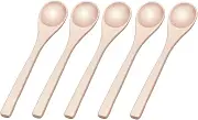 Wakaizumi Lacquerware H-59-59 Kappo Lacquerware Rice Bowl Steamed Spoon, Champagne Gold, Set of 5