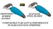 Master GROOMING Tools STRIPPER TOOL SET Stripping Hair King DEMATTING RAKE Coat