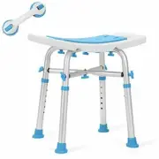 Elderly & Disabled Bathroom Aid Height-Ajustable Shower Stool or Bath Seat Chair