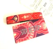 ZOX **STEP BY STEP** Silver Single med NIP Wristband w/Card