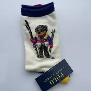 Polo Ralph Lauren Women's Polo Ski Bear Trouser Socks Ivory