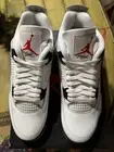 Jordan 4 Retro “White Cement” Size 10.5