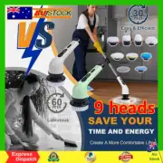 Cordless Electric Spin Scrubber Turbo Scrub Cleaning Brush Chargeable BathroomWH