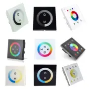 LED Touch Panel Dimmer Controller Wall Switch for Single/RGB RGBW Strip Lights
