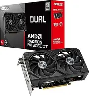 ASUS Dual Radeon™ RX 9060 XT 8GB GDDR6 Graphics Card (PCIe 5.0, HDMI 2.1b, DisplayPort 2.1a, 2.5-Slot Design, Axial-tech Fan Design, 0dB Technology, and More)
