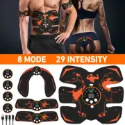 Vibration Belt Trainer EMS Hip Abdominal Muscle Stimulator Fitness w LED Screen