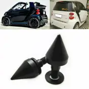 Black Matte Front/Rear Bumper Protector Spikes Guards Protectors For Smart Car (for: Smart)