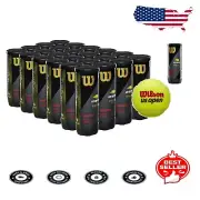 Premium Regular Duty Tennis Balls - 72 in 24 Can Case, Ideal for Competitors