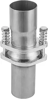 Quick Fix Flange Exhaust Flange Spring Bolt Repair Pipe Kit Quick Fix 2.25in ID to 2.25in OD Universal Stainless Steel Exhaust Flange Pipe