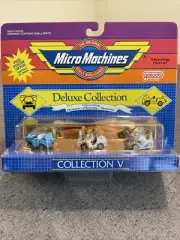 Micro Machines Deluxe Collection V 1988 New Sealed Camaro, Vette, Countache VF