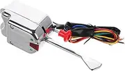 SWOOMEY Steering Lamp Switch Enhanced Version Resistor Fancy Buttons Car Rocker Sealant Gasket Cover Gasket Valve Cover Base Card Fixer Flickering Resistor Double-Layer Stand Metal Silver