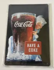 Coca Cola Embossed Metal Sign Wall Hanging Home Decor Man Cave Have a Coke