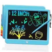 LCD Writing Tablet for Kids Boys Toys, 12 Inch Erasable Doodle Board 12in Blue