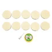 Wool Polishing Pads Wool Waxing 2inch Accessories Buffer Plate Car Parts