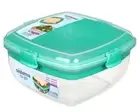 New! SISTEMA Salad and Sandwich TO GO - Aqua
