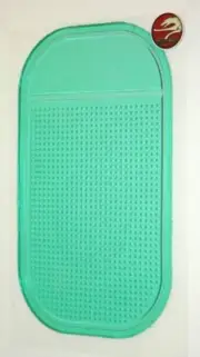Green Gel Car Truck Magic Mat Sticky Pad - Smart Phone iPhone Android Coins Keys