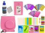 Fujifilm Instax Camera Accessory Kit 10 PC -Dark Pink For Mini 9 Mini 11 Mini 12