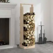 Pine Wood Firewood Rack Log Holder Fire Timber Kindling Lumber Carrier Storage